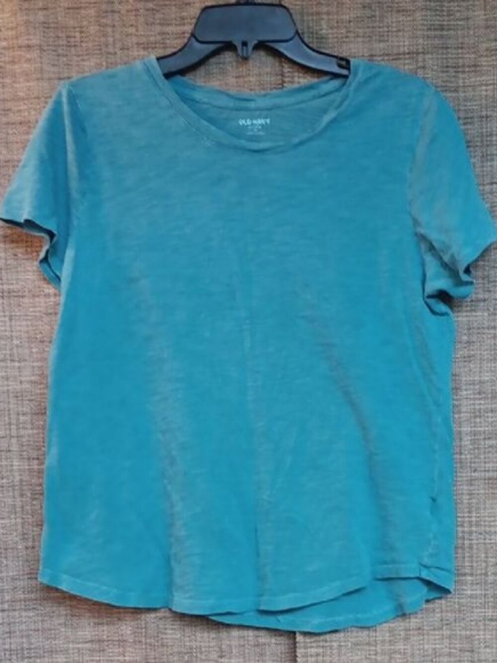 Old Navy Women's Teal Cotton  T-Shirt